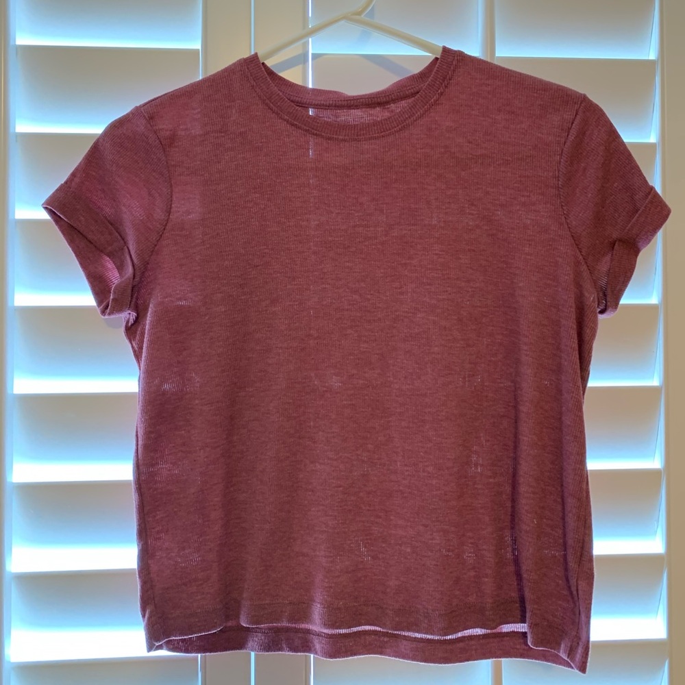 pacsun red/maroon t-shirt size small (womens)